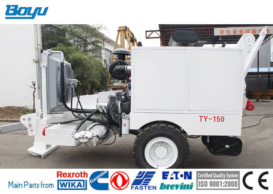 Power Line Stringing Equipment Hydraulic Puller Single Point Hoisting Mode